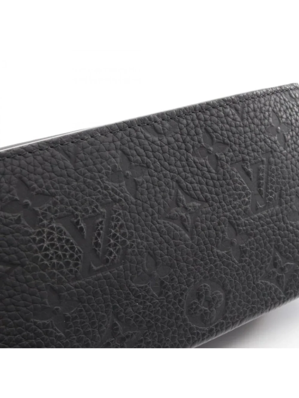 Louis Vuitton Shoulder Bag Steamer Wearable Wallet Noir Leather